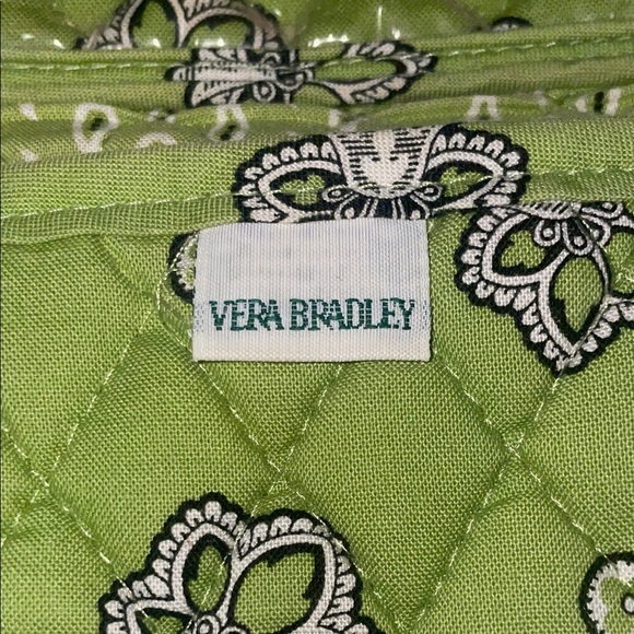 Vera Bradley Green Floral Quilted Wallet - Picture 2 of 5